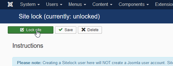 lock unlock